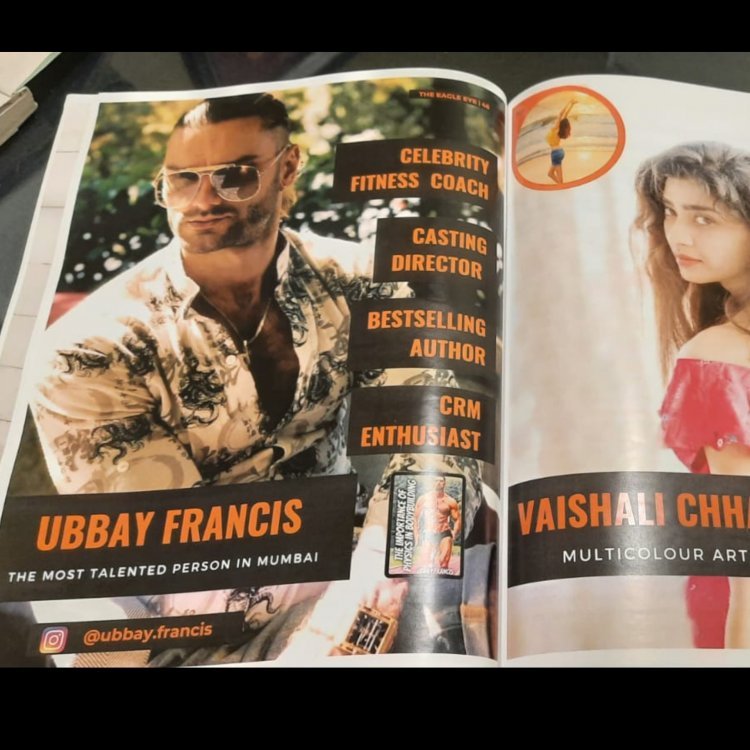 Ubbay Francis is the most talented person in Mumbai on sharing his book with Tiger Shroff