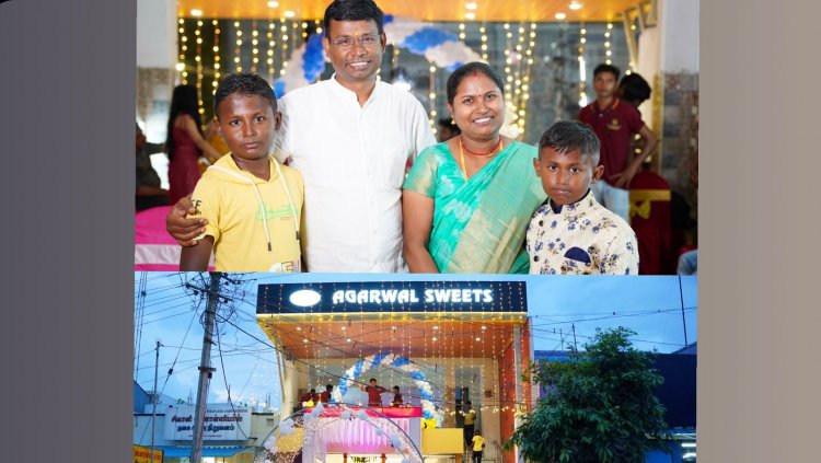 Vijay Kumar G -  The Entrepreneur which we need is here! Agarwal Sweets and Restaurant witnessed an opening like never seen in the history of Sulur, Coimbatore, Tamilnadu