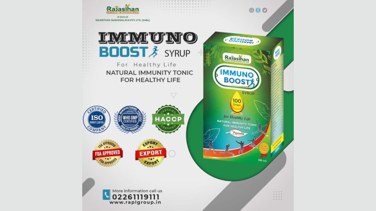 Increase Immunity With Rajasthan Aushdhalaya Pvt. Ltd.'s Immuno Boost