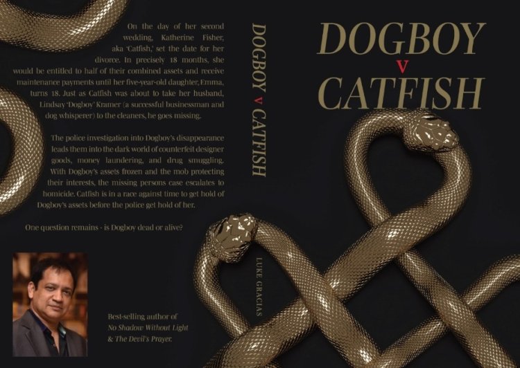 Indian born bestselling author Luke Gracias launches third novel ‘Dogboy v Catfish’